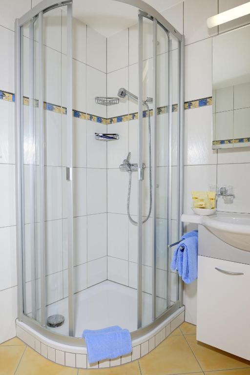 Koupelna v ubytování Haus Sonnheim