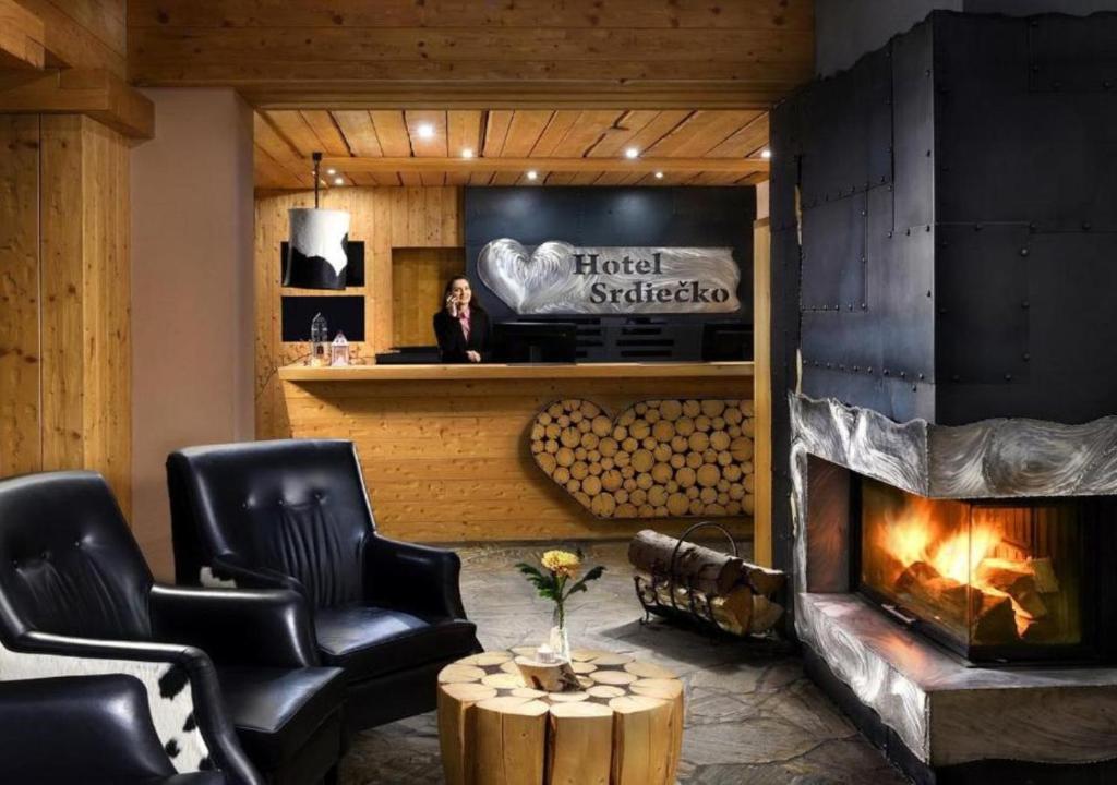 Posezení v ubytování Hotel Srdiečko