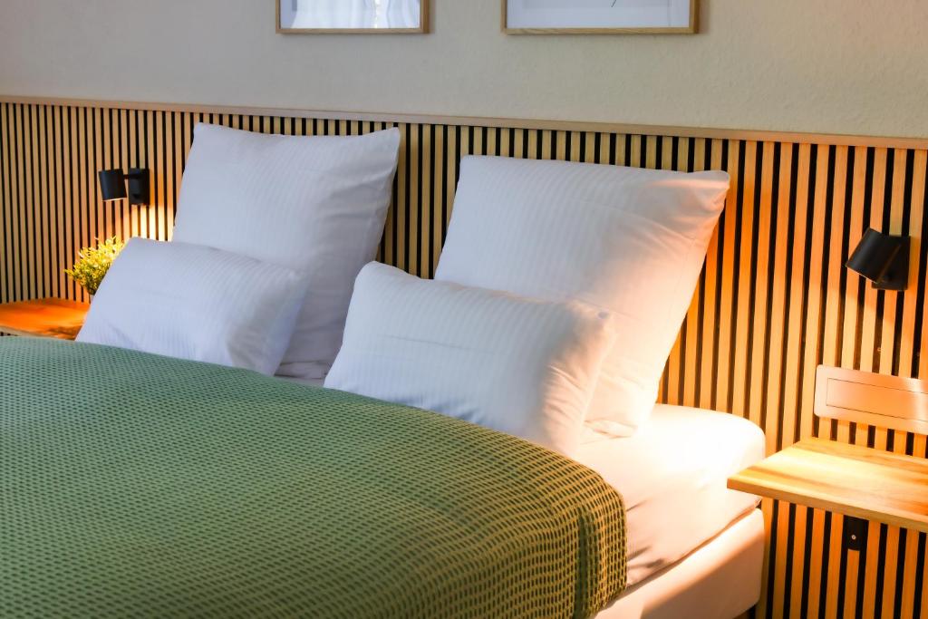 Postel nebo postele na pokoji v ubytování 75qm Luxusapartment in perfekter Lage