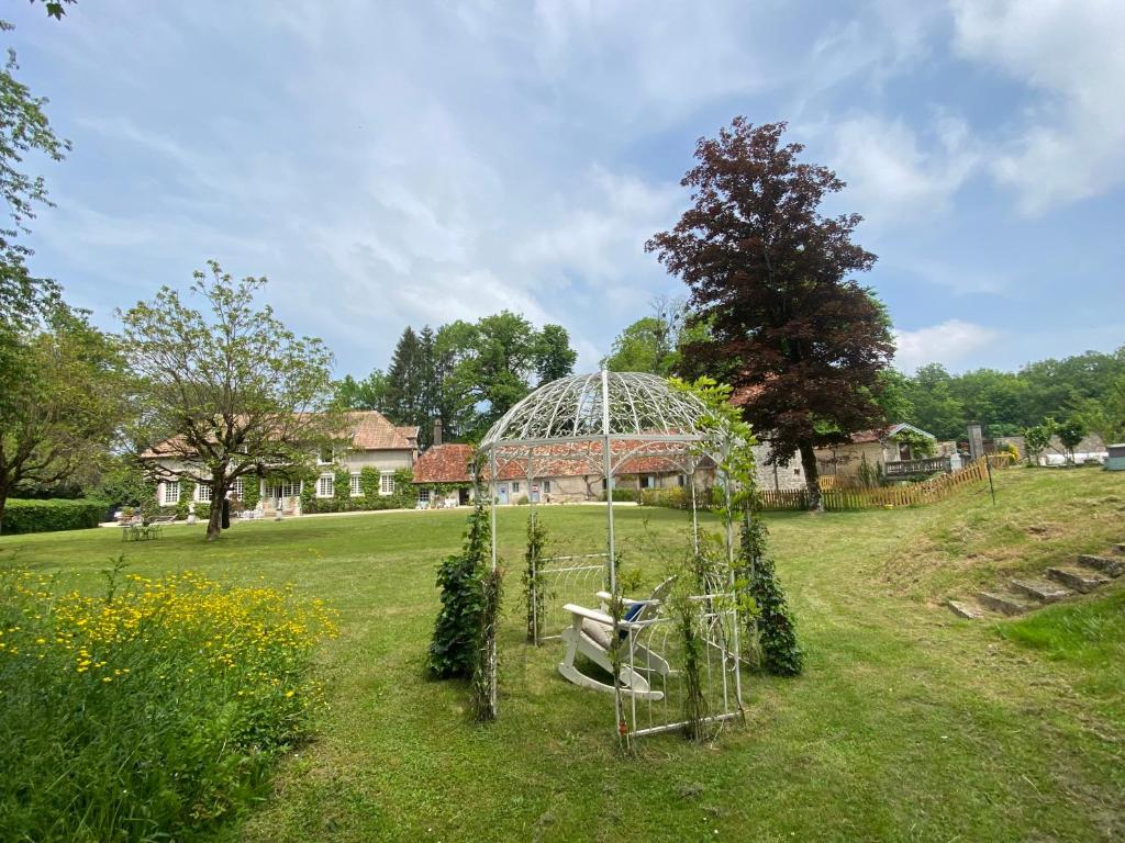 Zahrada ubytování L’Orangerie de Malpas