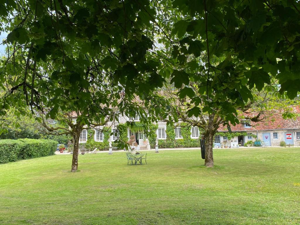 Zahrada ubytování L’Orangerie de Malpas