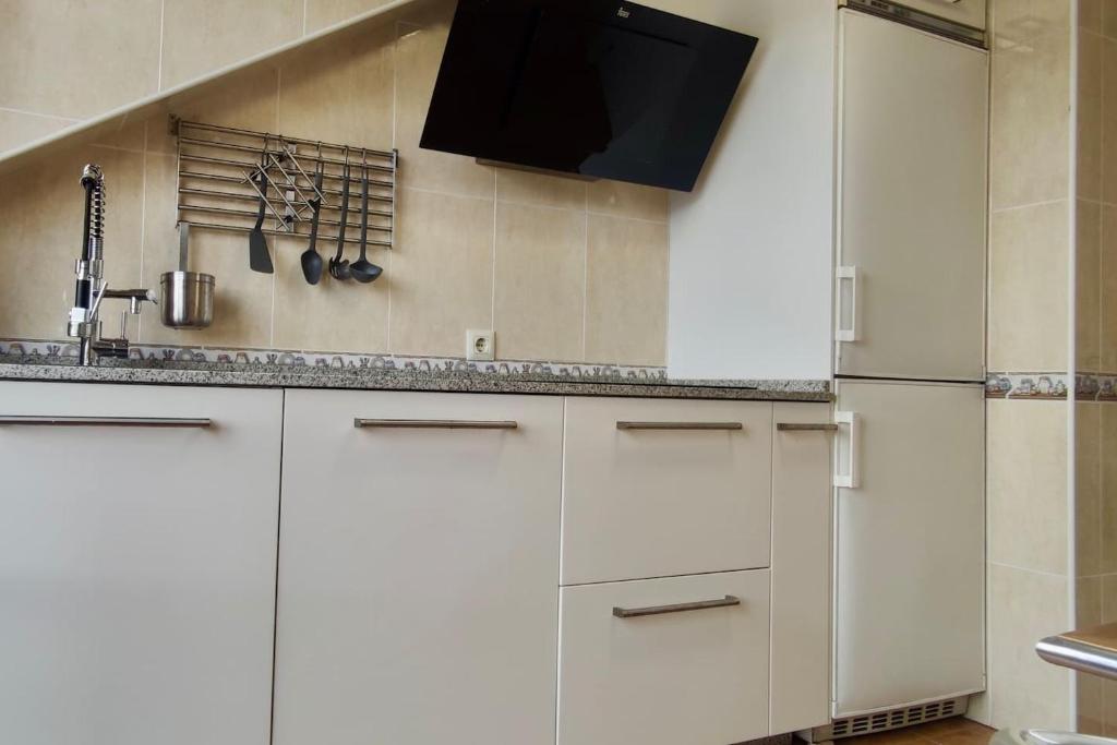 Kuchnia lub aneks kuchenny w obiekcie Apartamento Porto do Xufre
