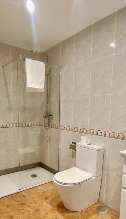 Łazienka w obiekcie Apartamento Porto do Xufre