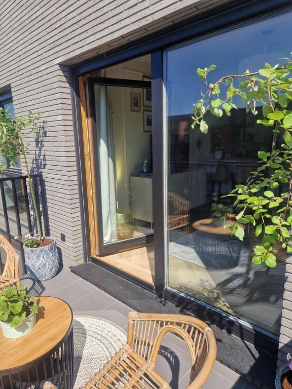 Balkón alebo terasa v ubytovaní Serce miasta Gdansk apartament