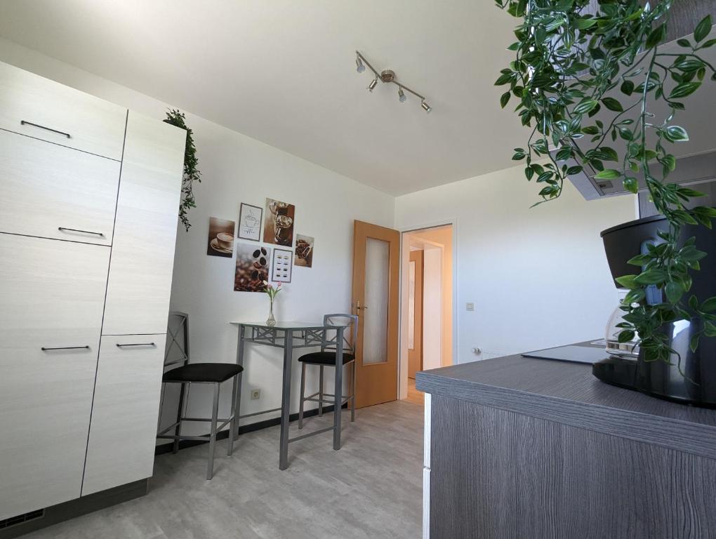 Kuchyň nebo kuchyňský kout v ubytování Feldberg Appartement