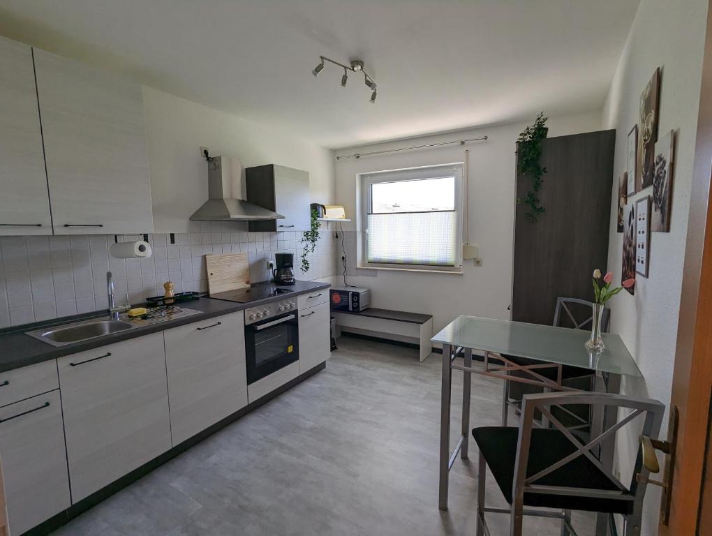 Kuchyň nebo kuchyňský kout v ubytování Feldberg Appartement