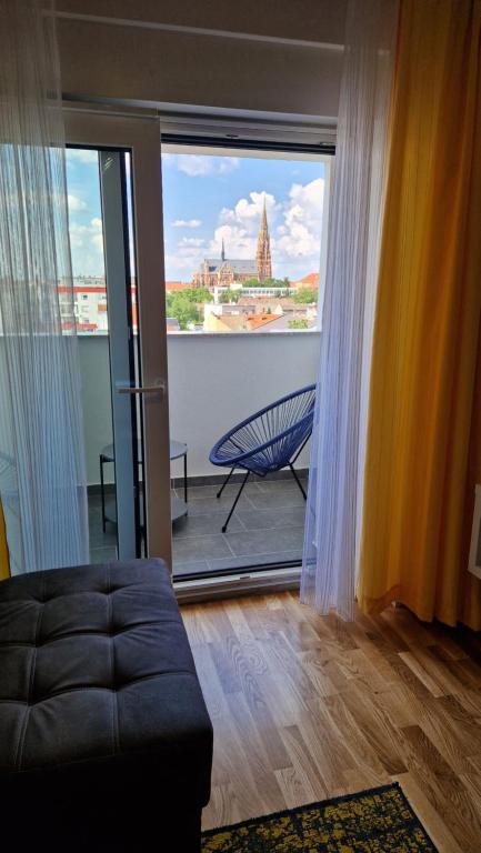 Posezení v ubytování XYZ-Osijek