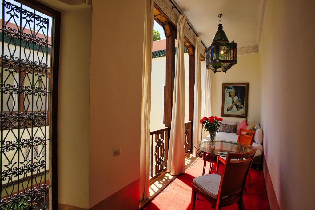 Posezení v ubytování Riad du Ciel Marrakech