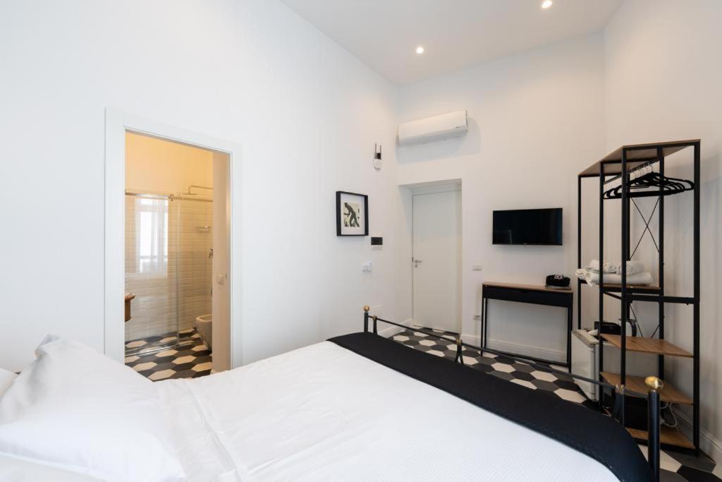 Letto o letti in una camera di Al 4 Piano