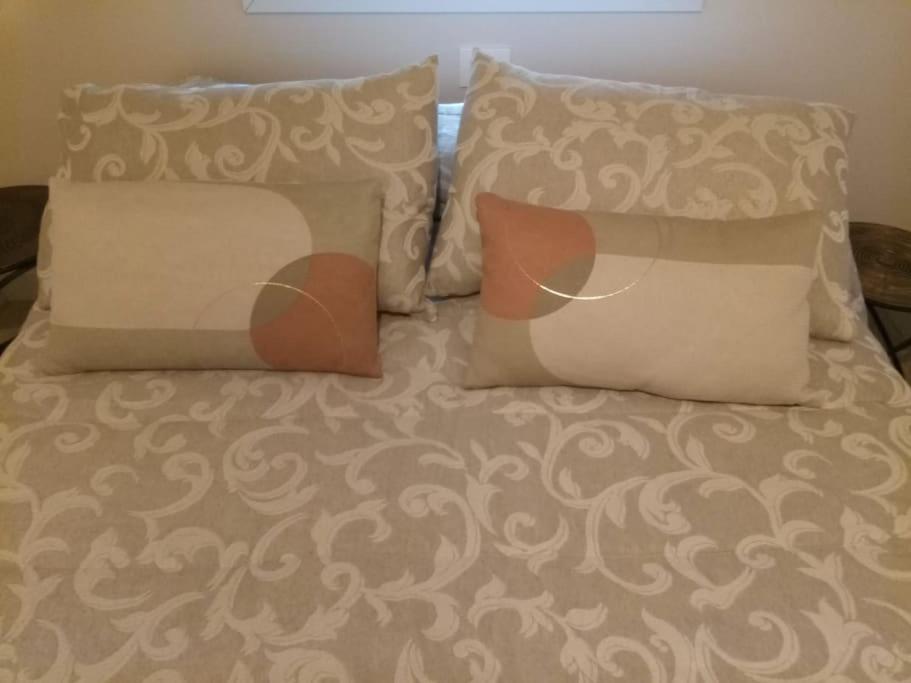 Postel nebo postele na pokoji v ubytování Sanxenxo 100