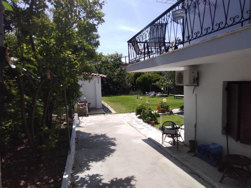 Zahrada ubytování Villa Ourania
