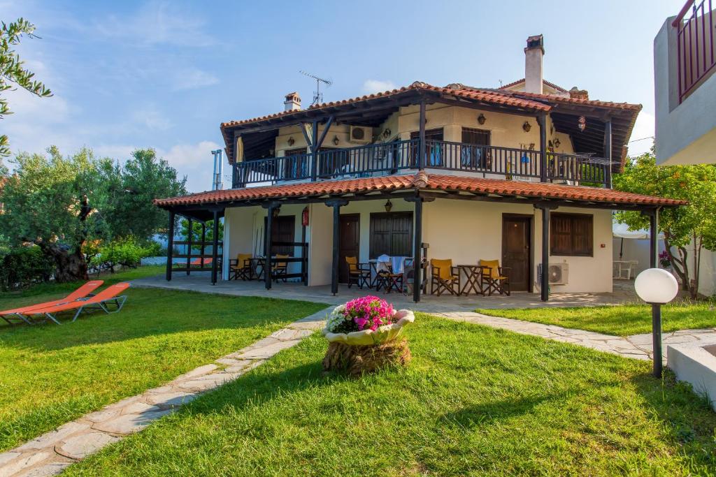 Zahrada ubytování Maistrali Beach Studios