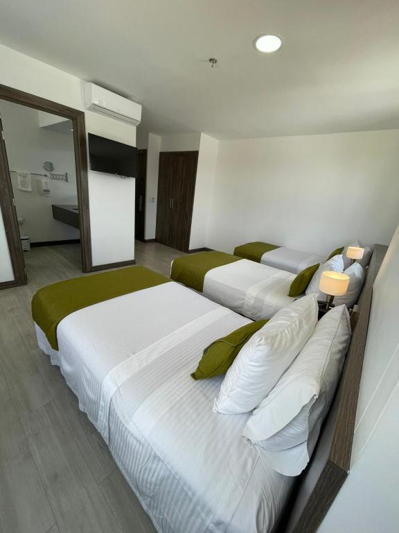 Postel nebo postele na pokoji v ubytování Hotel Santiago de Arma