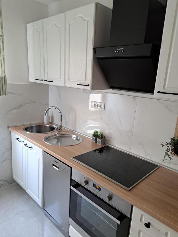 Kuchyňa alebo kuchynka v ubytovaní Ocean apartman
