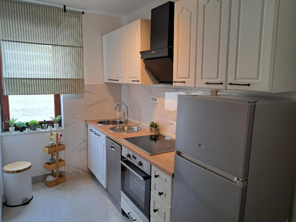 Kuchyňa alebo kuchynka v ubytovaní Ocean apartman