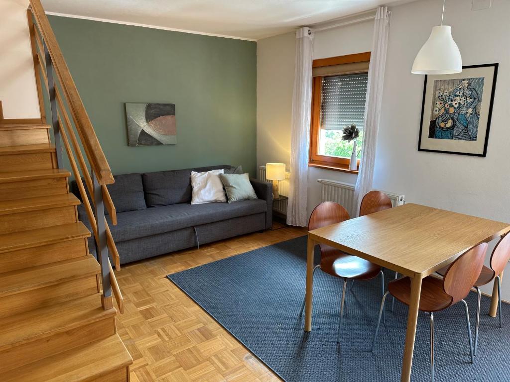 Posezení v ubytování Apartments Rombon
