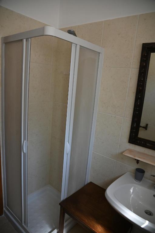 Koupelna v ubytování B&B Villa Dongiovanni