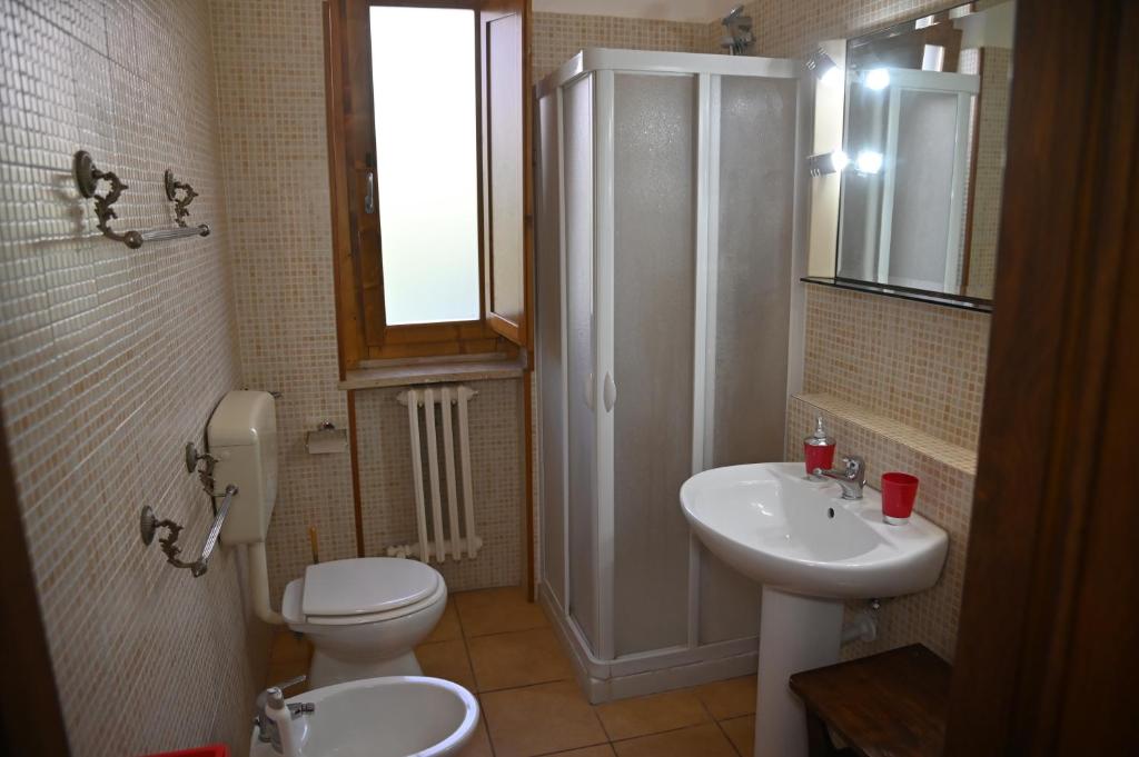 Koupelna v ubytování B&B Villa Dongiovanni