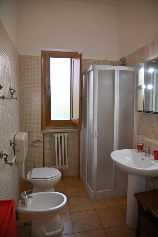 Koupelna v ubytování B&B Villa Dongiovanni