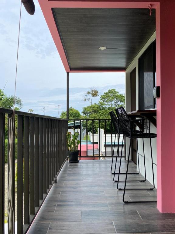 Balkón nebo terasa v ubytování Hotel Daleese