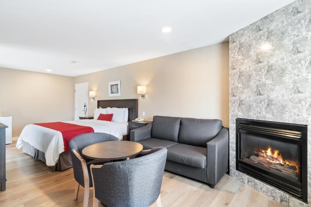 Posezení v ubytování Hotel Bromont