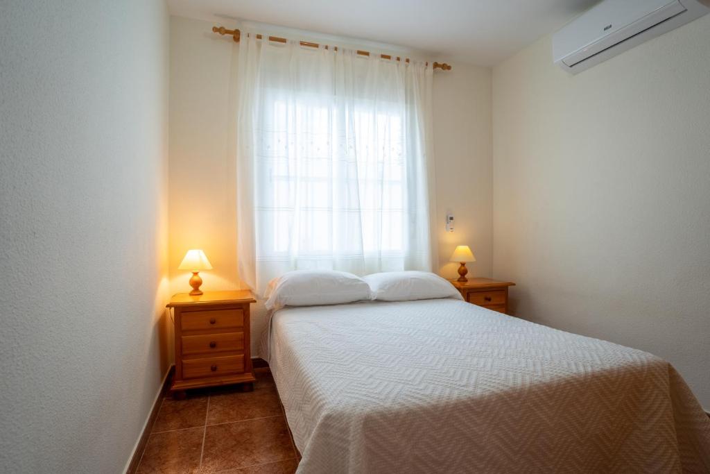 Postel nebo postele na pokoji v ubytování Casa San José