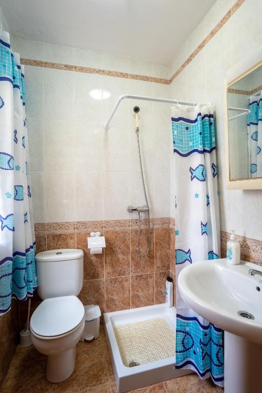 Koupelna v ubytování Casa San José