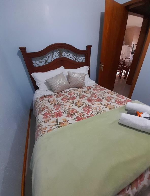 Postel nebo postele na pokoji v ubytování Casa e Flat Conforto Gramado