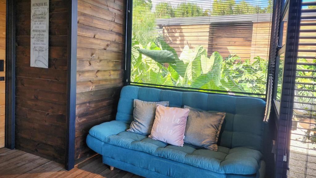 Posezení v ubytování Cumbres Luxury Glamping