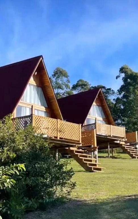 Zahrada ubytování Refugio monte itapeva