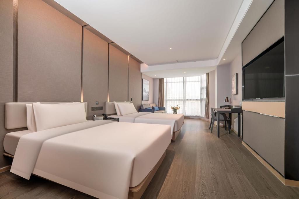 Atour Hotel Wuxi New District Nanchan Temple Scenic Area - Superieure Tweelingzaal