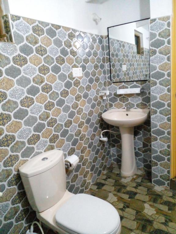 Koupelna v ubytování Sigiri Neo Homestay