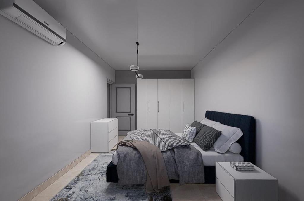 Postel nebo postele na pokoji v ubytování Split Rooftop Suites