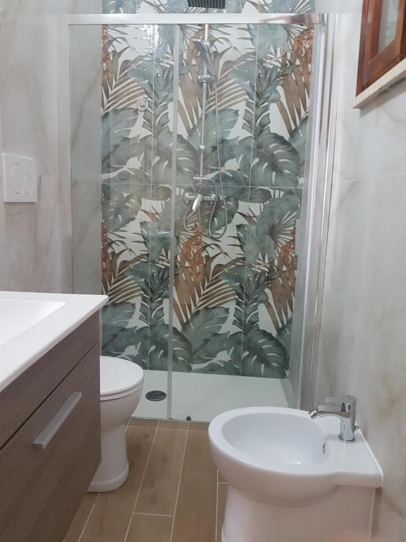 Koupelna v ubytování casa al mare kalispera
