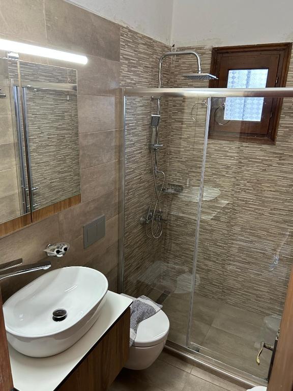 Koupelna v ubytování Villa Sunray
