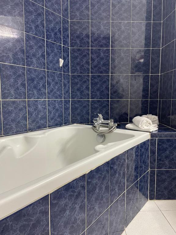 Koupelna v ubytování Hotel La Clé