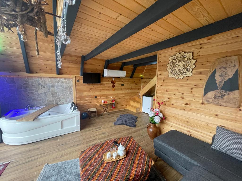 Posezení v ubytování ELVA BUNGALOV