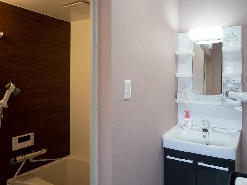 Koupelna v ubytování Tiz wan hotel