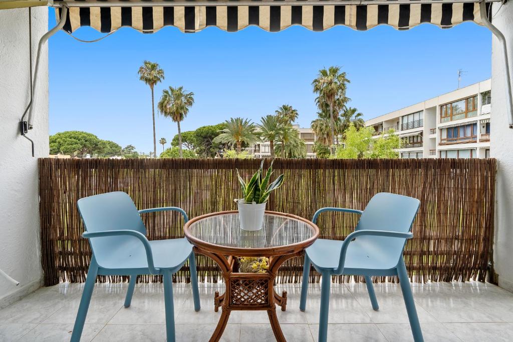 Balkón nebo terasa v ubytování La Terrassa vistas al mar