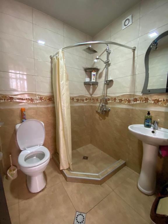 Koupelna v ubytování Guest house Lusia
