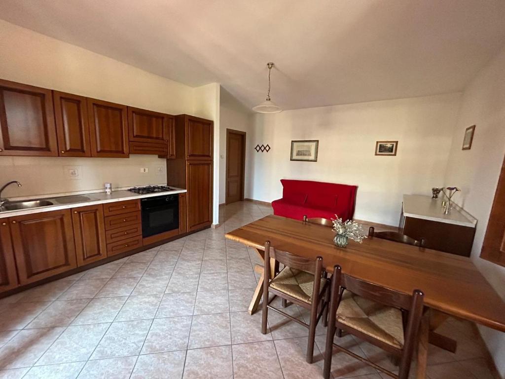 Kuchyň nebo kuchyňský kout v ubytování Residence San Francesco