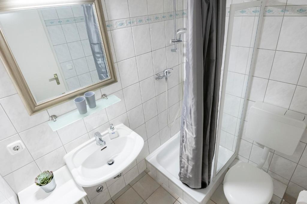 Koupelna v ubytování Lieblingsort Dankbarkeit