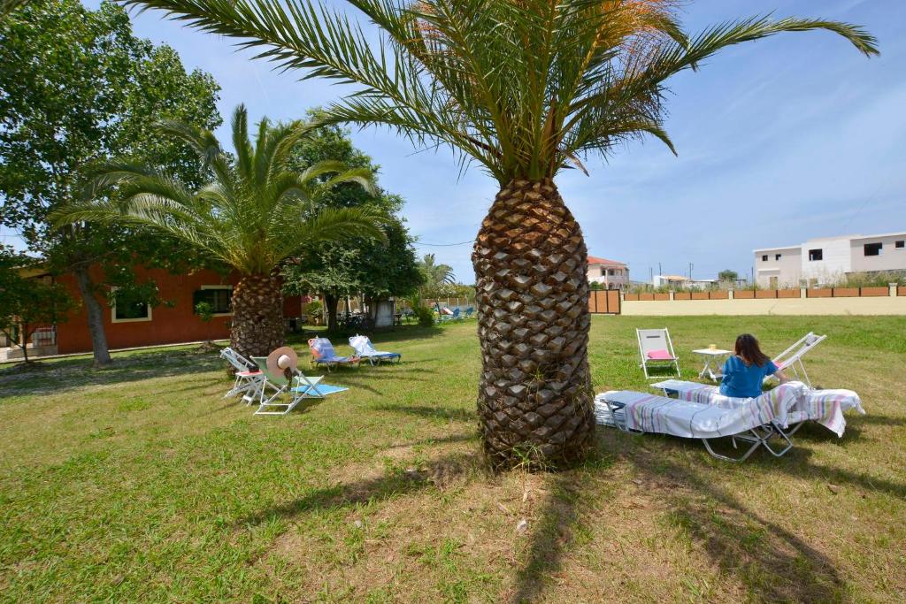 Zahrada ubytování Ariadni Sidari Beach House