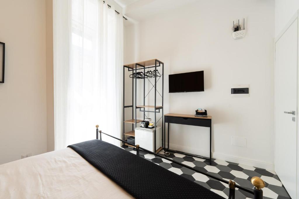 Letto o letti in una camera di Al 4 Piano