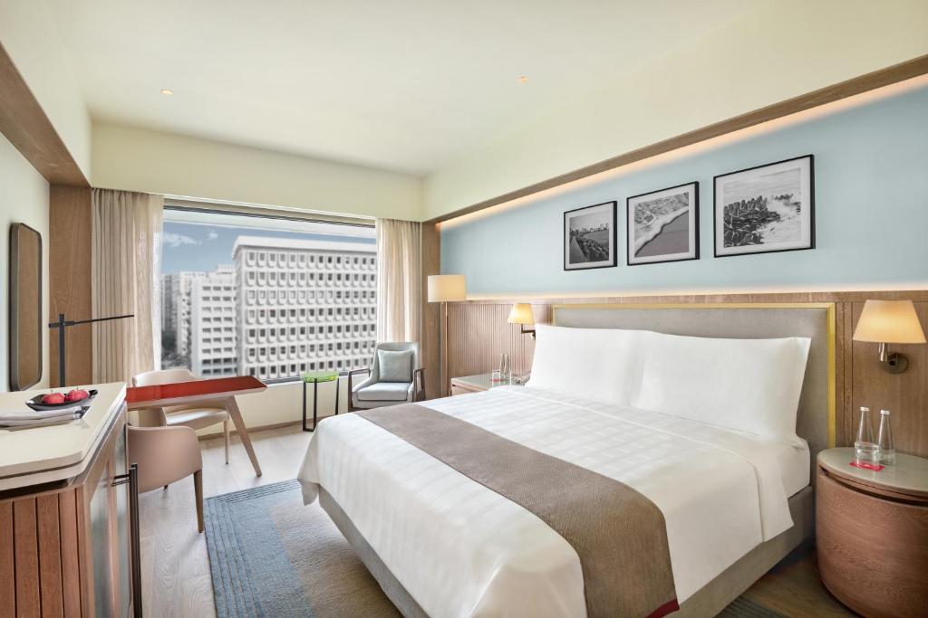 Cama o camas de una habitación en Trident Nariman Point