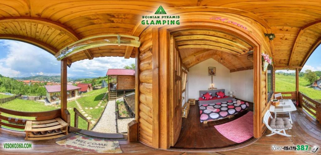 Zahrada ubytování Bosnian Pyramid Glamping