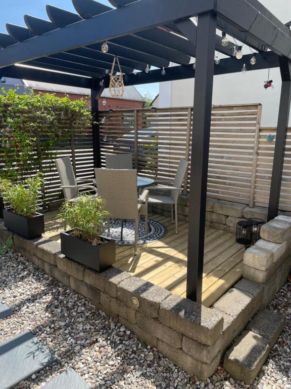 Patio nebo venkovní prostory v ubytování Logisolkatten