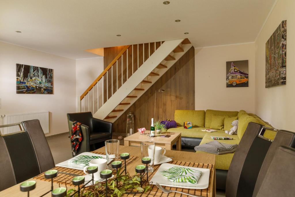 Posezení v ubytování Ferienhaus Freya