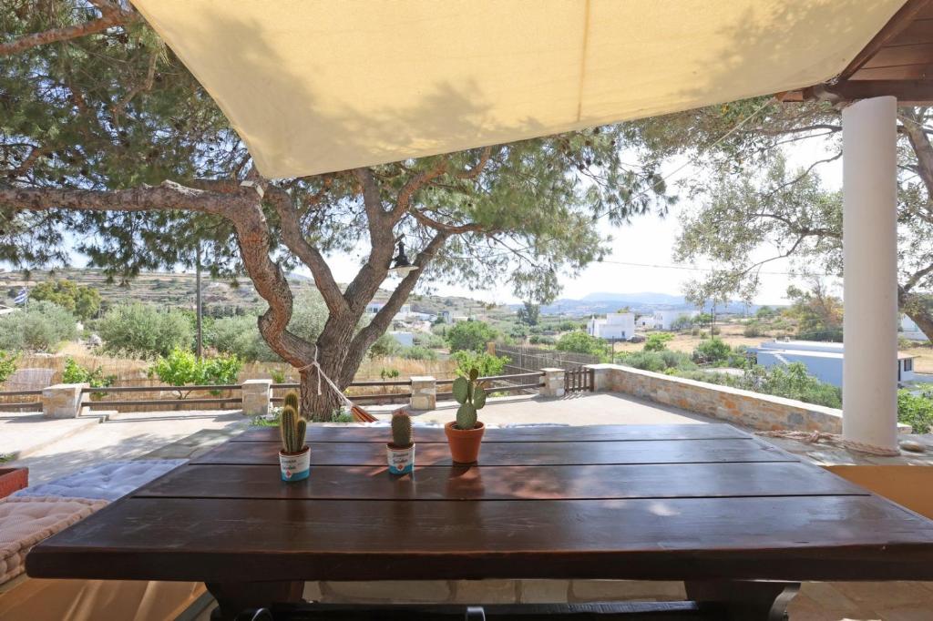 Balkón nebo terasa v ubytování Pine Cottage, Syros Island