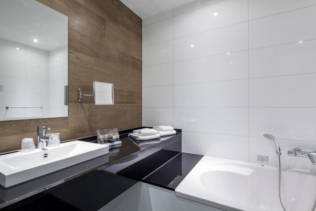 Koupelna v ubytování Van der Valk hotel Harderwijk
